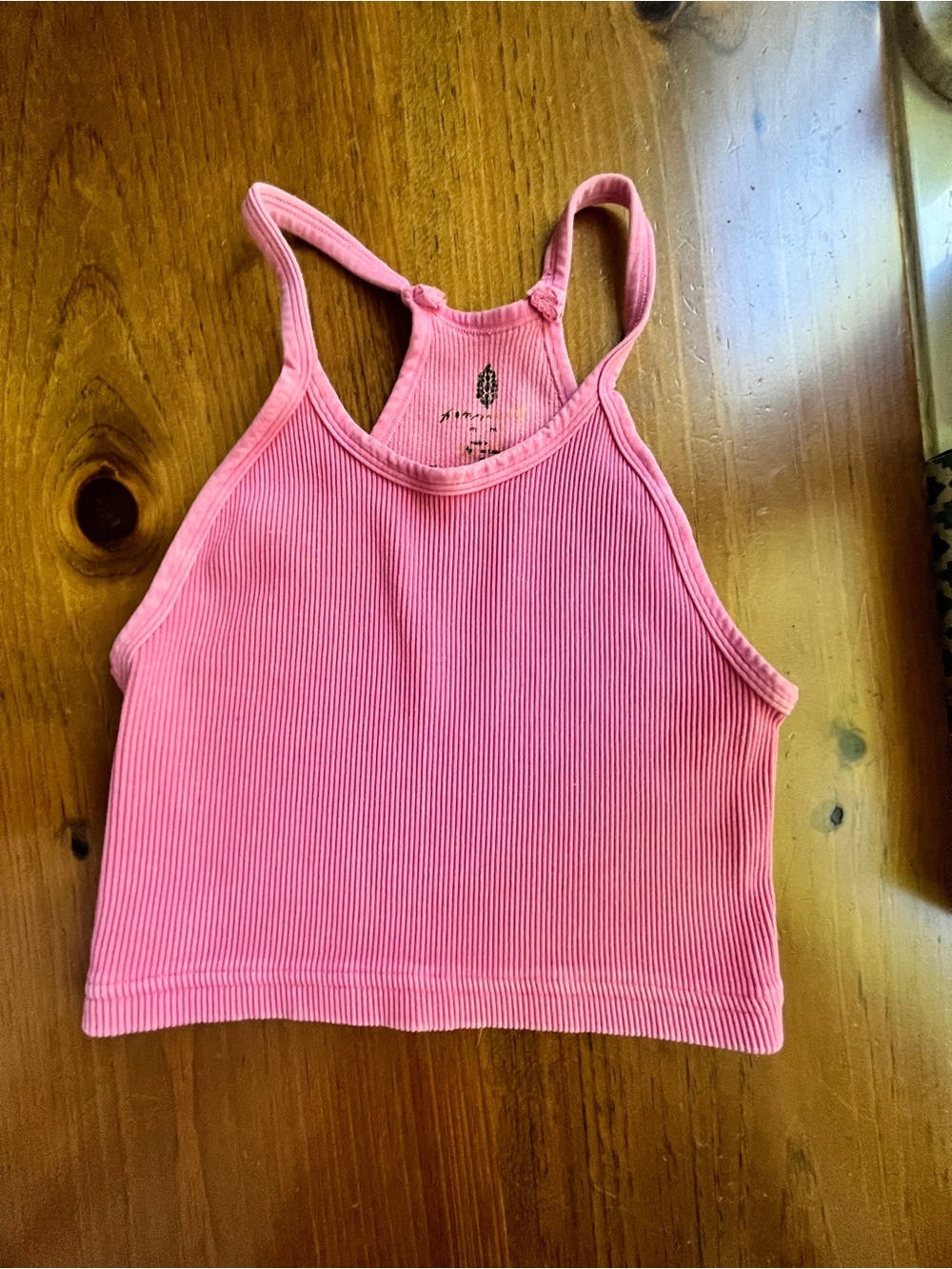 FP Movement by Free People Pink Ribbed  Tank Top